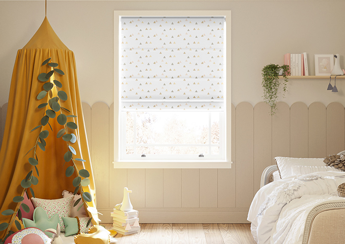 Faceted, Earth - Twist&Fit Roman Blind - Image 3